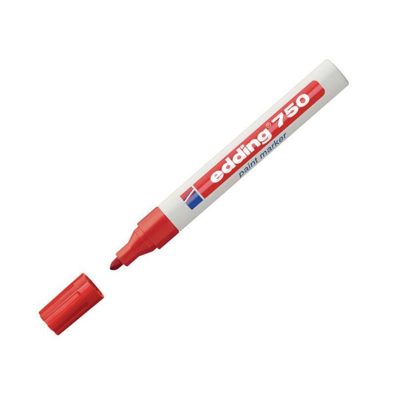 Маркер промышленный Edding E 750/2 для универсальной маркировки красный (2-4 мм) E-750/2 537615