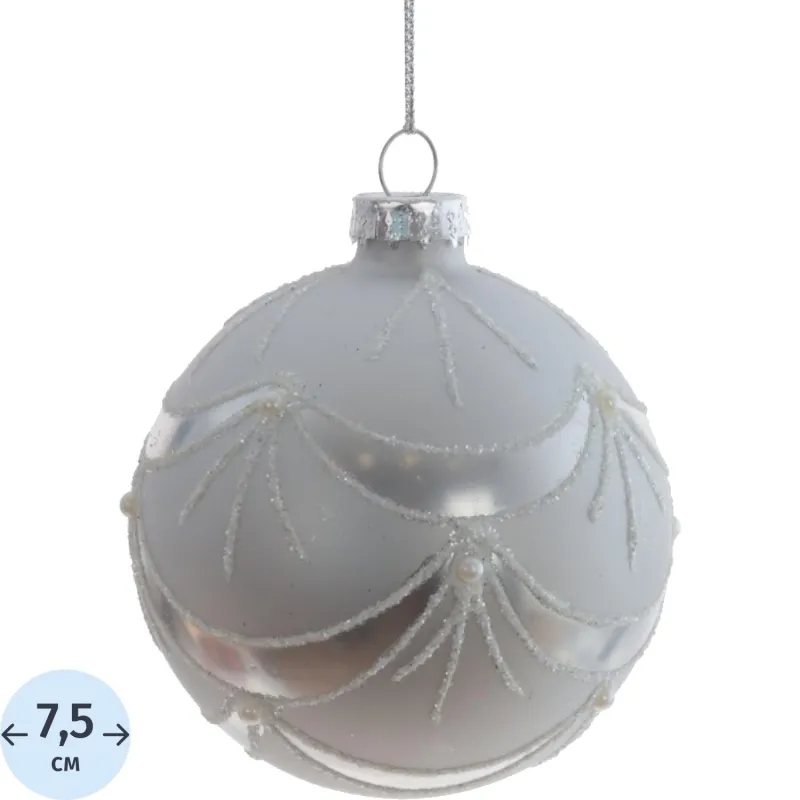 Шар Украшение новогоднее, D 7.5 см, L7,5 W7,5 H9 см, 809687 2334705