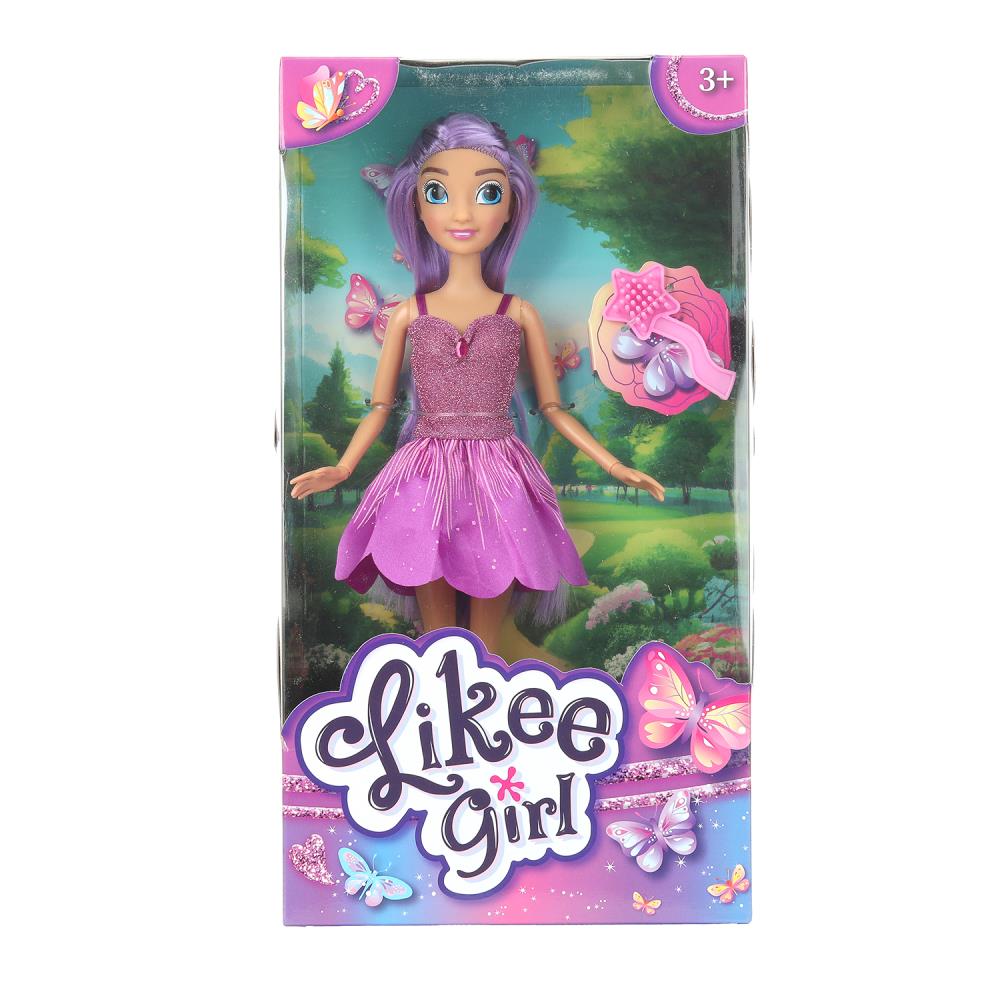Кукла с расческой, руки и ноги сгибаются, 30 см. Likee Girl LG-D29-097689-2-RU