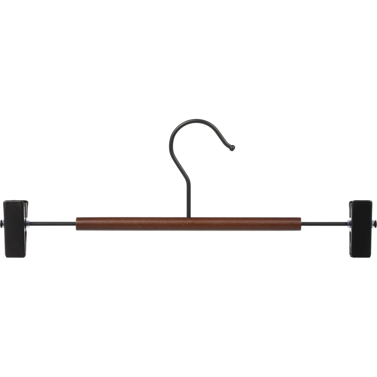 Вешалка WW_Комус Мебель MH011 с метал. заж. юб/бр, метал/бук,320 мм 2305022