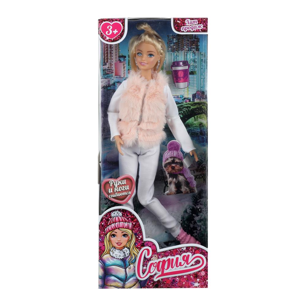 Кукла 29 см. София, руки и ноги сгибаются, набор игровой Карапуз 66001-W34-S-BB