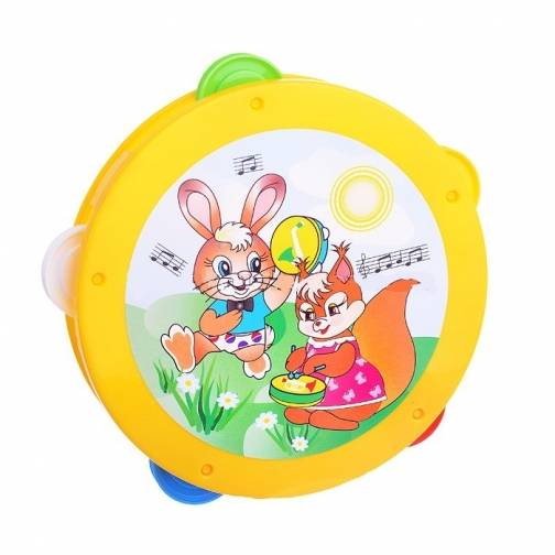Бубен детский, игрушка Аэлита (в асс) 2С470
