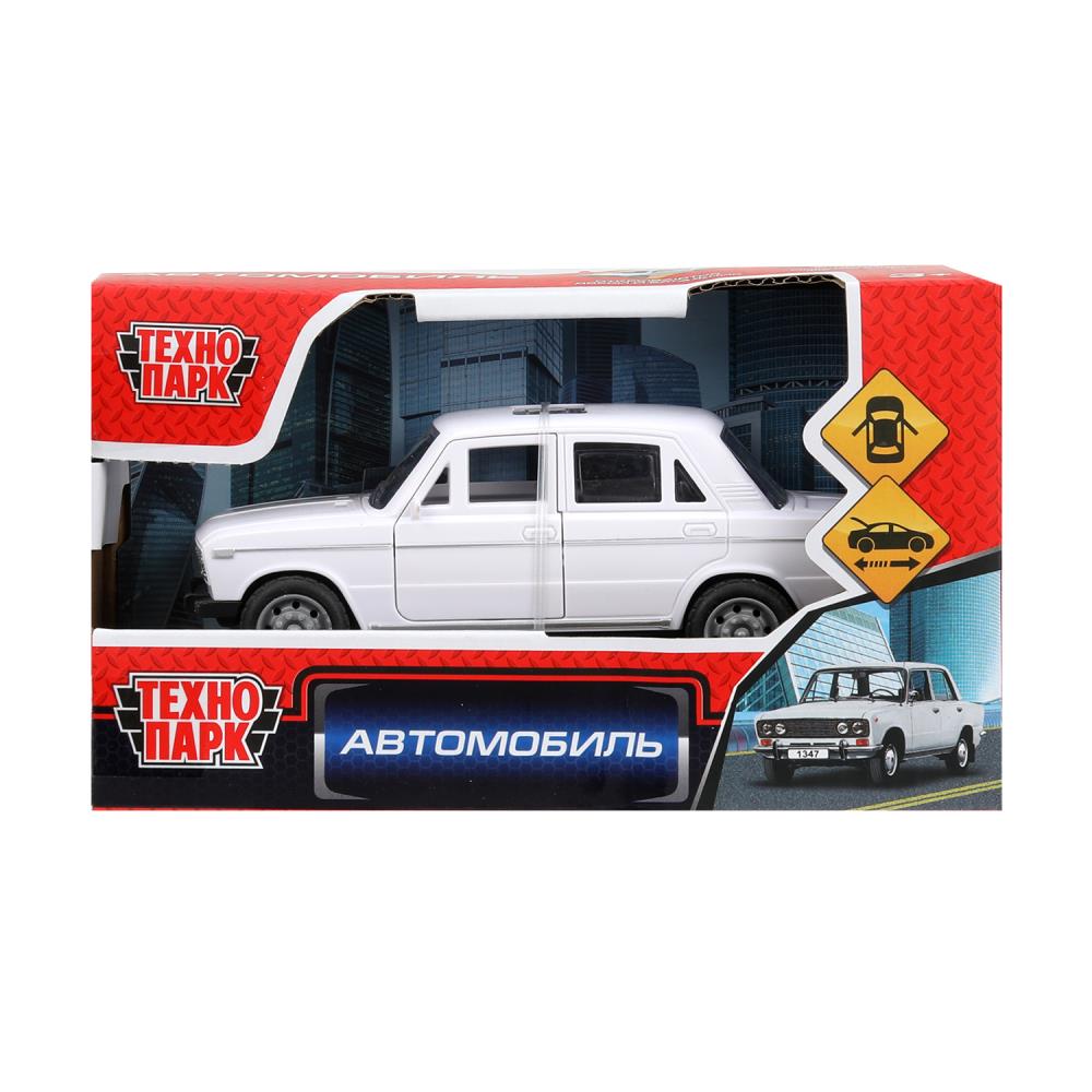 Машина Автомобиль, 14 см. белый, Технопарк 2402A0075-R