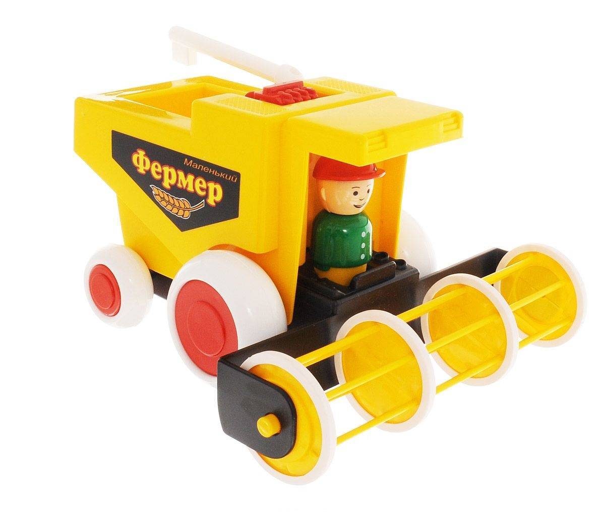 Комбайн "Детский сад" 21 см, игрушечная машинка Форма С-86-Ф