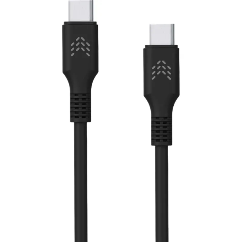 Кабель зарядный Rocket Flex TPE USB-C/USB-C 1 м, 60W, чер(RDC516BL01FL-CС) 2345259