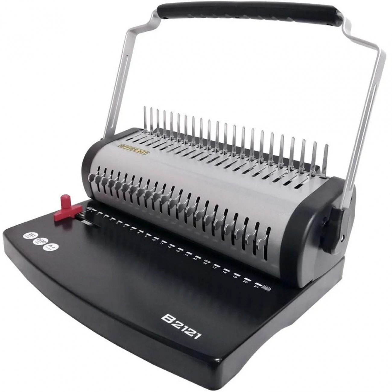 Брошюровщик Office Kit B2121, А4 20л./500л. пл.пруж 1876240