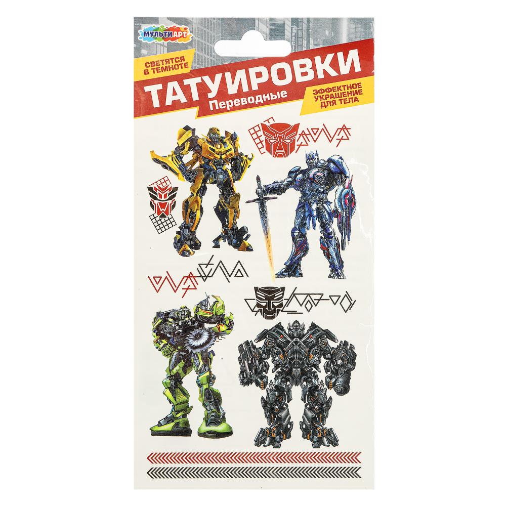Переводные тату живая машина (светятся в темноте) MultiArt TATTOO-114258