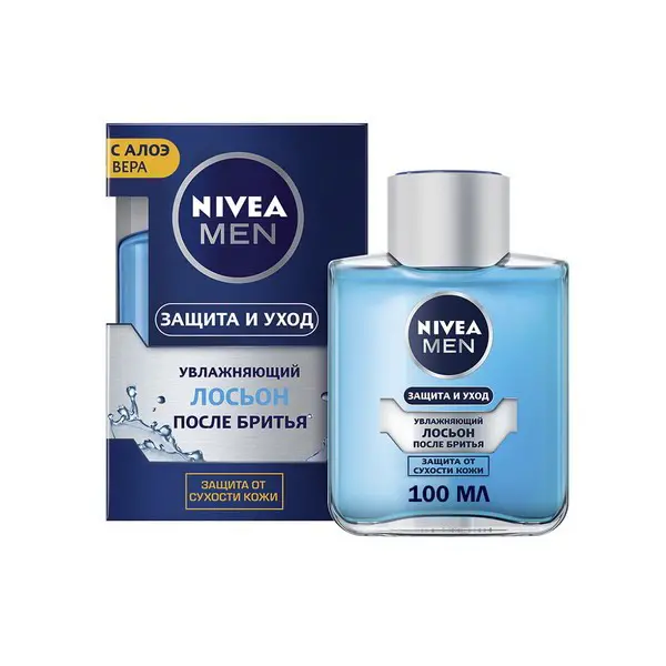 Лосьон после бритья NIVEA MEN Увлажняющий Классический/Защита и уход 100мл 4005900369017