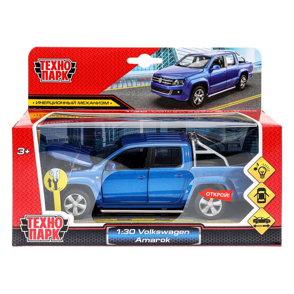 Машина металлическая свет-звук Фолксваген Амарок, 17,5 см. капот, инерция Технопарк SB-68365