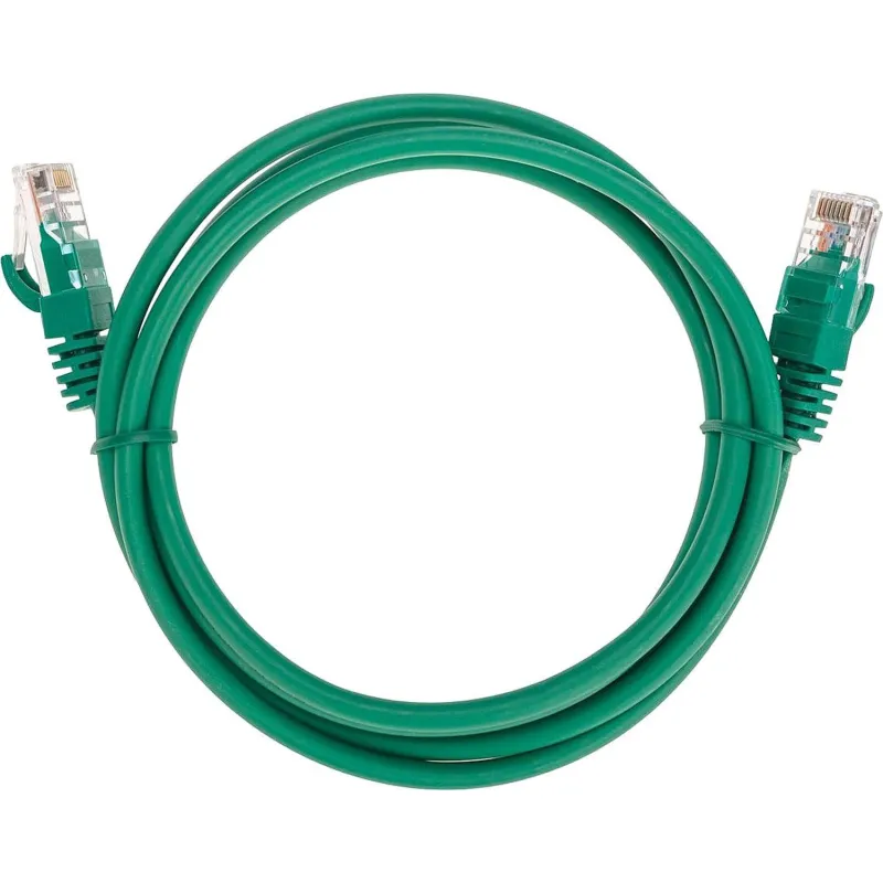 Патч-корд REXANT (02-0106-105) U/UTP, CAT 5e, 26AWG, LSZH, зеленый, 1,5м 2111783
