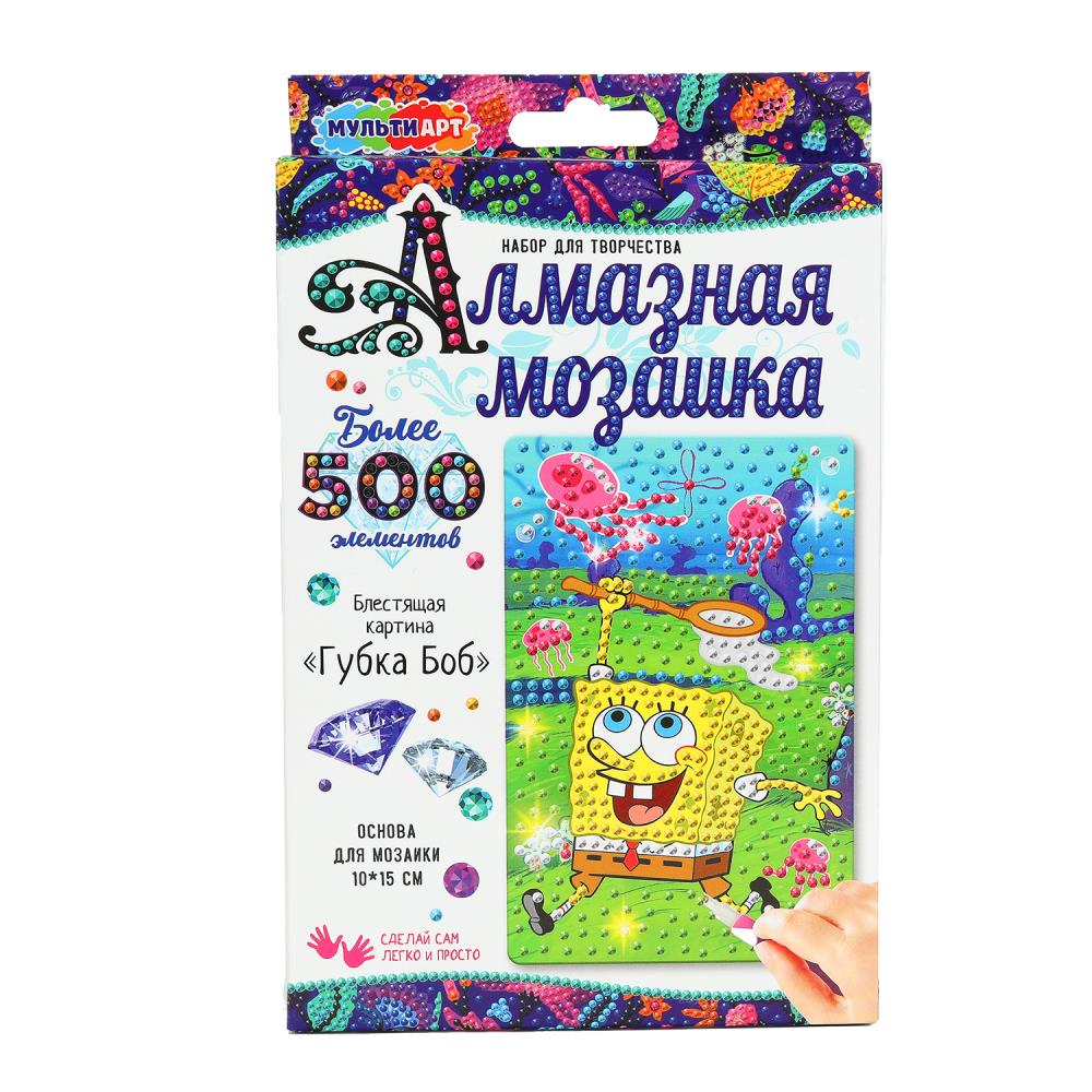 Алмазная мозаика, 10х15 см. для детей MultiArt AM10X15-121130