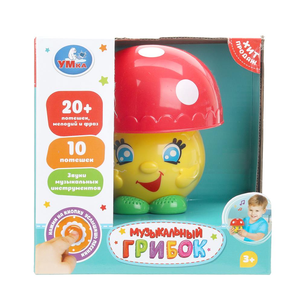 Музыкальный грибок, 20+ песен мелодий и звуков УМка 2308B1659-R