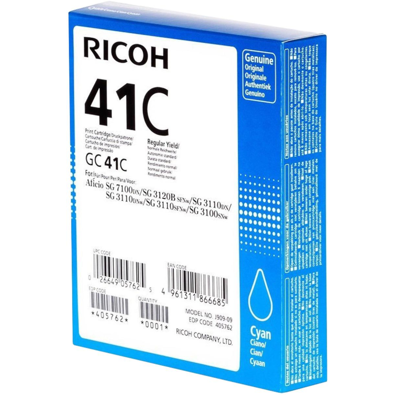 Картридж лазерный Ricoh GC41C гол. для Aficio 3110DN(405762) 1066316