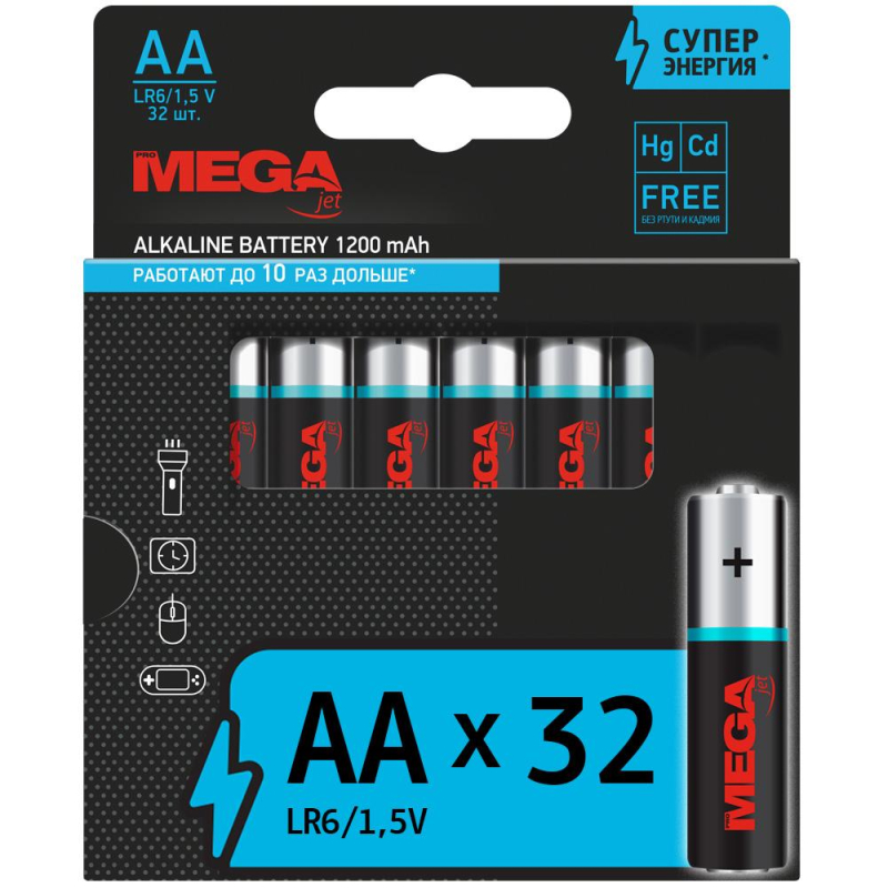 Батарейки Promega AA/LR06 бл/32шт 1420750