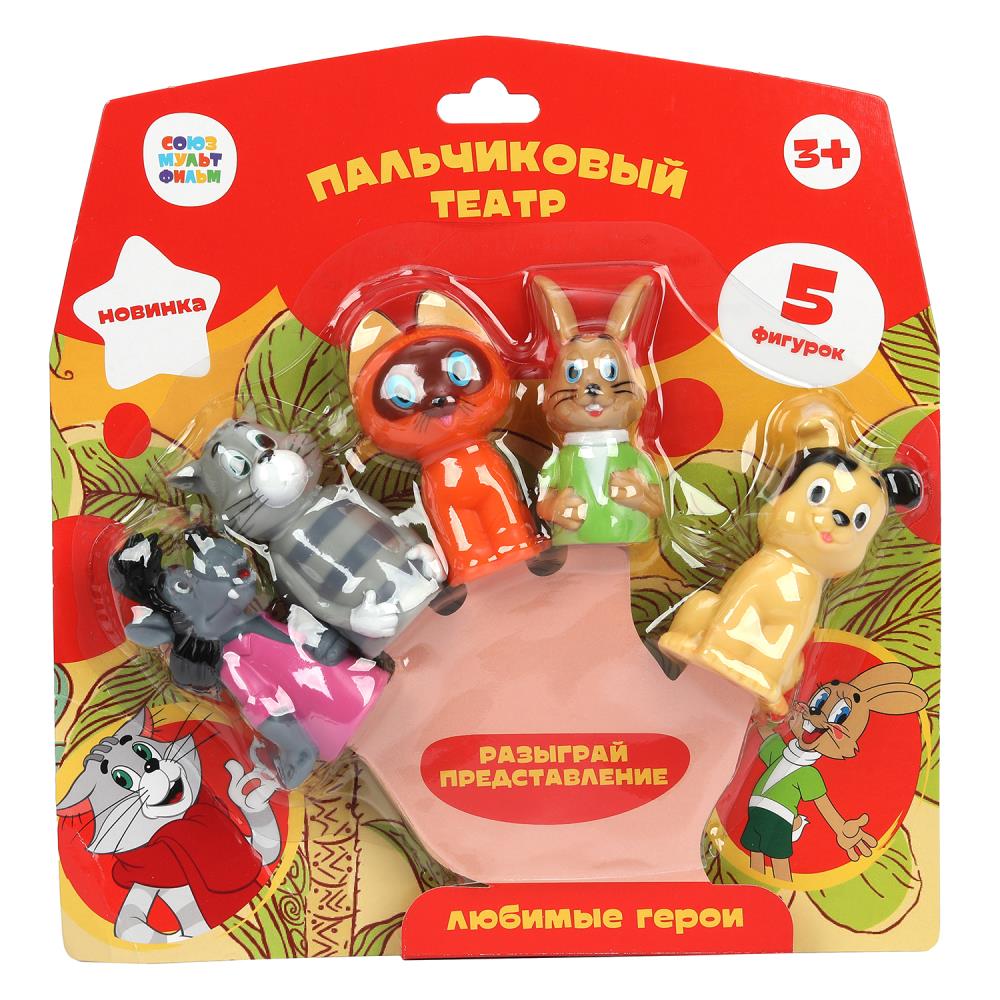 Игрушка пластизоль для купания пальчиковый театр "Союзмультфильм" Играем Вместе LX-PT-SMF02-NW