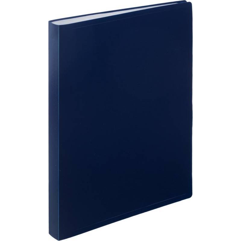 Папка файловая на 40 файлов Attache A4 25 мм синяя (толщина обложки 0.4 мм) 710156