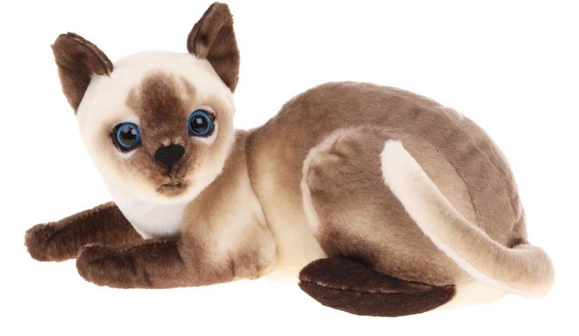 Мягкая игрушка Сиамская кошка 27см Fluffy Family 682214