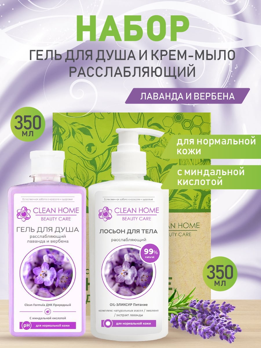 CLEAN HOME BEAUTY CARE набор уходовых средств в подарочной коробке 4606531206919