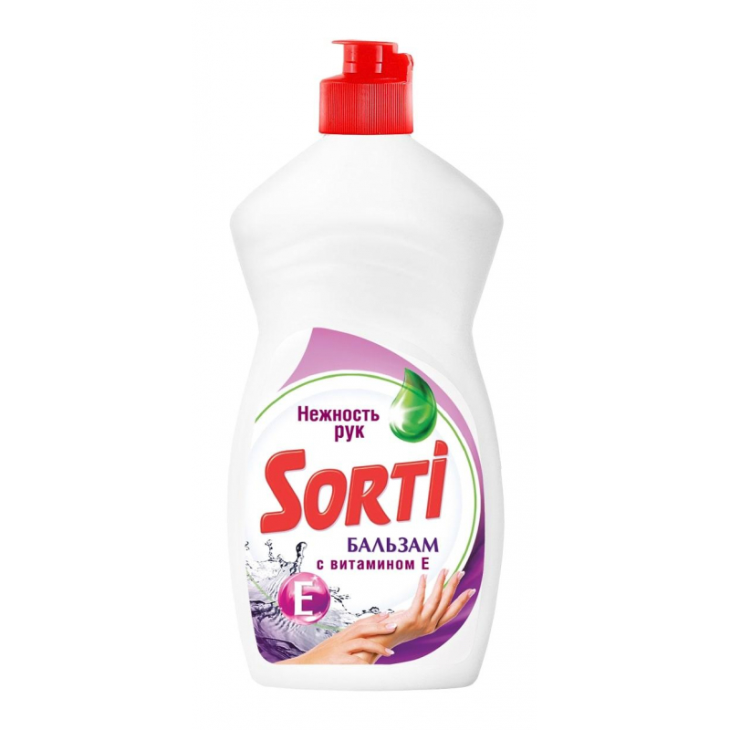Ср-во д/мытья посуды SORTI бальзам с витамином Е 450г 1461958