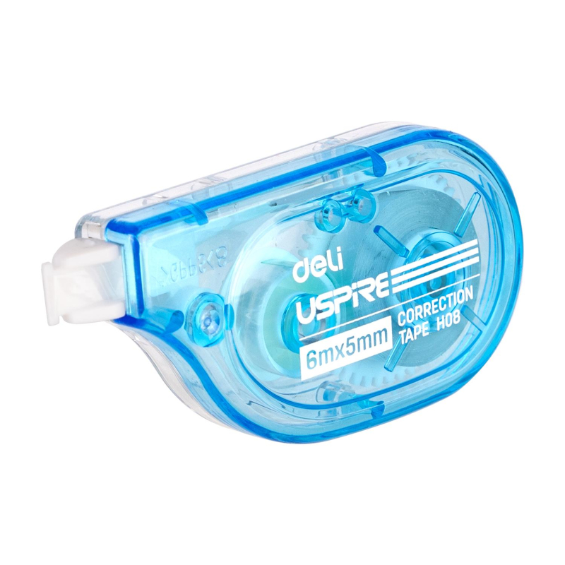 Корректирующая лента Deli Uspire 5 мм x 6 м, цвет корпуса: синий 1584604 EH08-BX