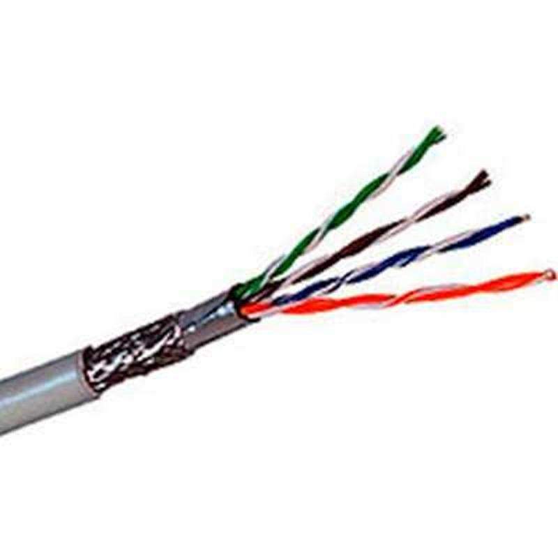Кабель ExeGate SFTP4-C5e-CU-S24-IN-PVC-GY-305 SFTP, экран <EX281809RUS 1469921