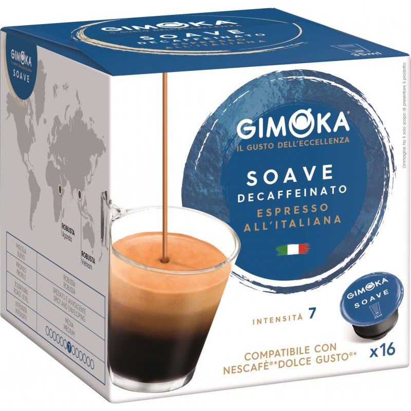 Кофе в капсулах Gimoka Dolce Gusto Espresso Soave (DG), 16кап/уп 1369762