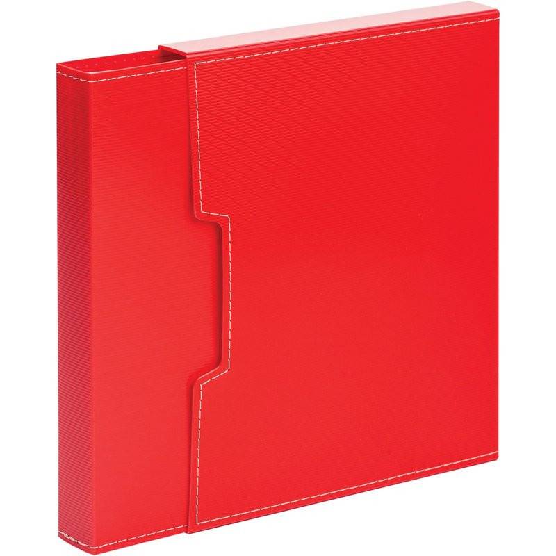 Папка файловая на 100 файлов Attache A4 35 мм красная в коробе (толщина обложки 1 мм) 271373