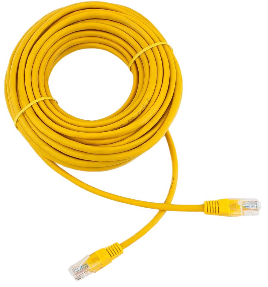 Патч-корд UTP Cablexpert PP10-3M/Y кат.5e, 3м, литой (жёлтый) 1114333