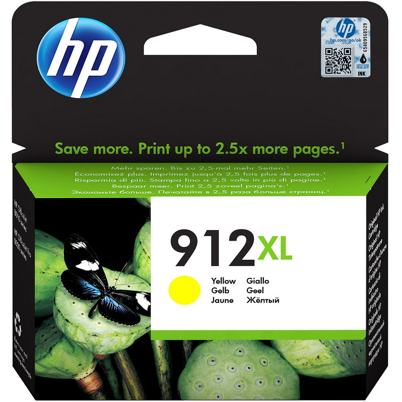 Картридж струйный HP 912XL 3YL83AE жел. пов. емк. для OfficeJet 801x/802x 1064186