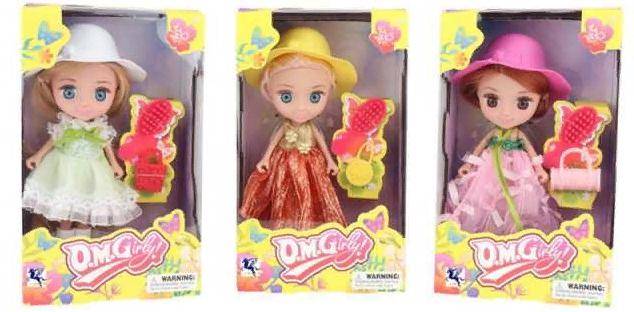 Кукла ABtoys Цветочная фантазия Мини с аксесс. 3 вида в асс. 65004