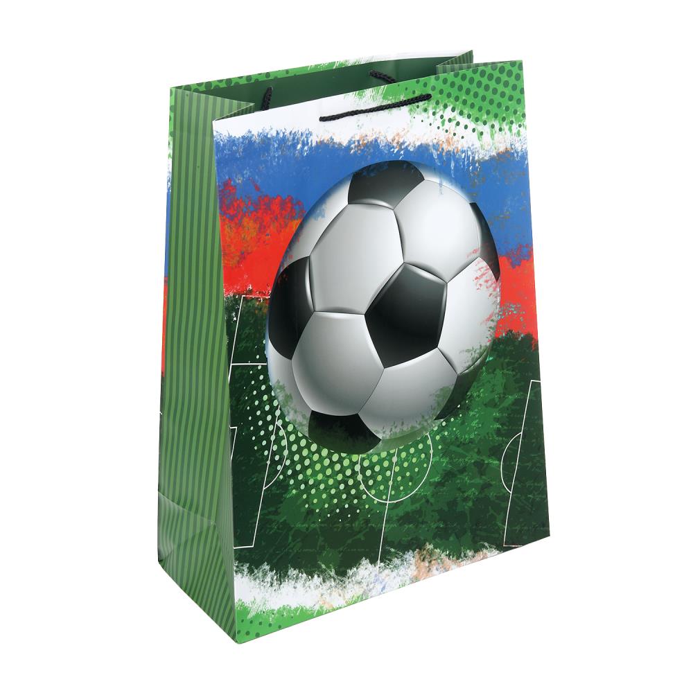 Пакет подарочный матовый XL, "Футбол", 140 гр/м Чудо праздник PXL-130227-FB