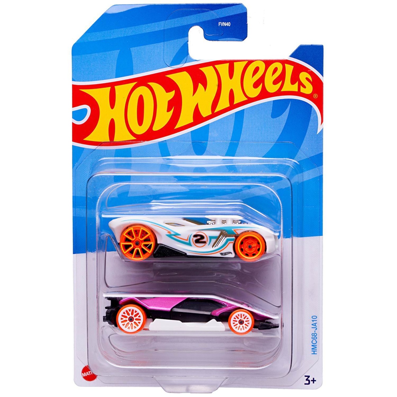 Набор машинок Mattel Hot Wheels упаковка из 2-х штук №19 FVN40/19