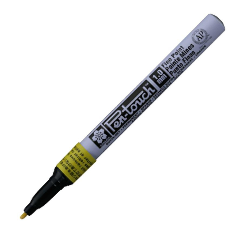 Маркер лаковый Sakura Pen-Touch 1 мм желтый XPMKA#3 1568323