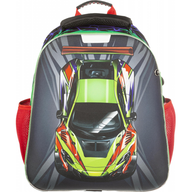 Ранец №1School X-treme, 2 отд., эргоном. спинка, светящийся кант №1 School 1485075