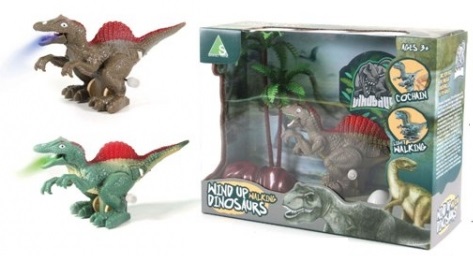 Заводная игрушка динозавр, свет, с аксессуарами (в асс) A1507400W