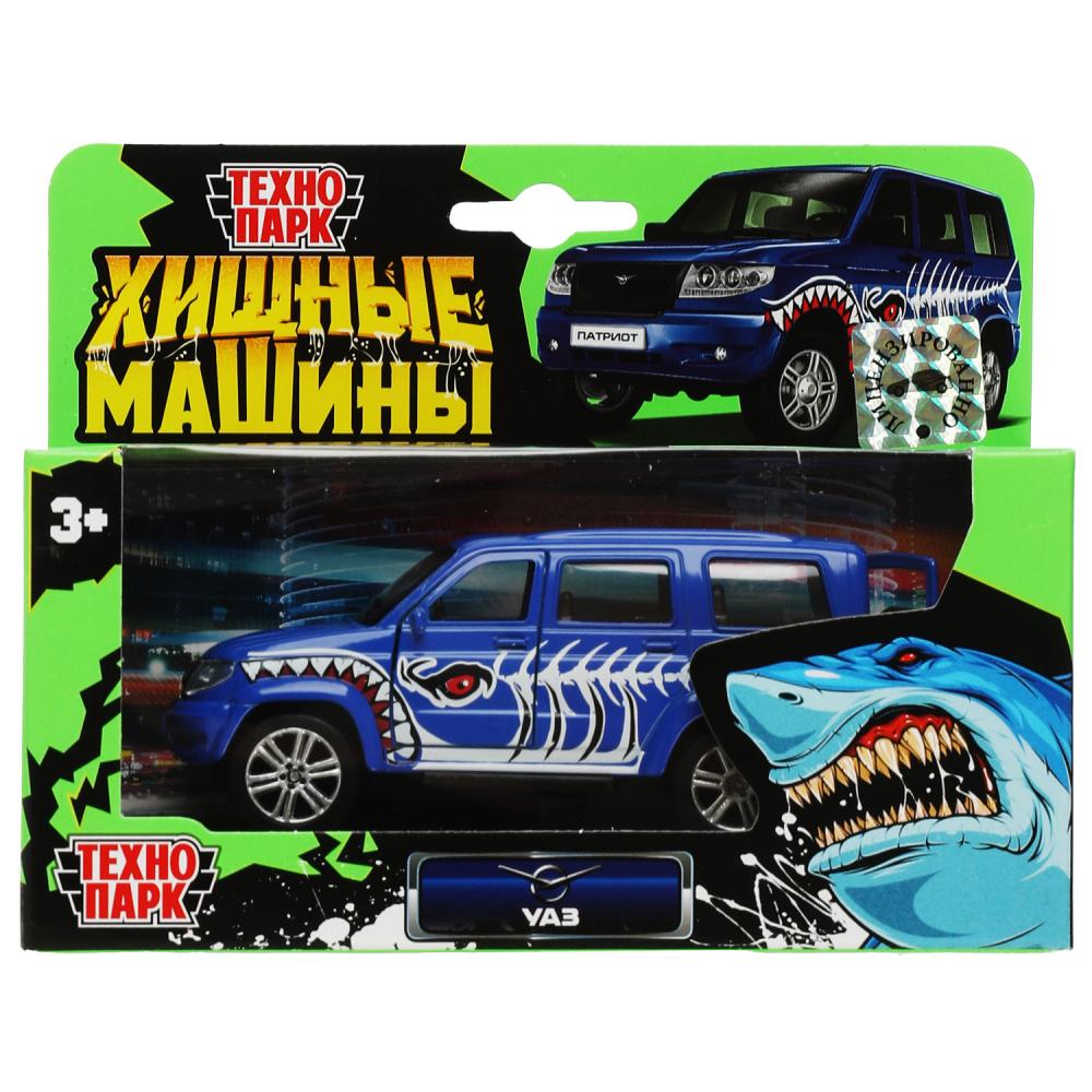 Машина металл Уаз Патриот акула 12 см. Технопарк SB-17-81-UP-SHARK(WB)