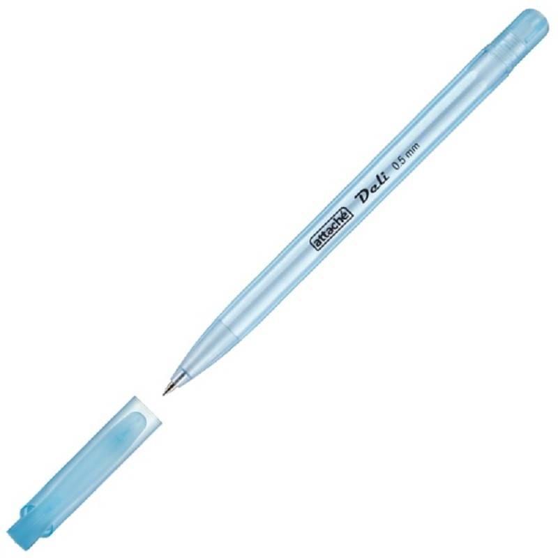 Ручка шариковая Attache Deli синяя (толщина линии 0.5 мм) 131231