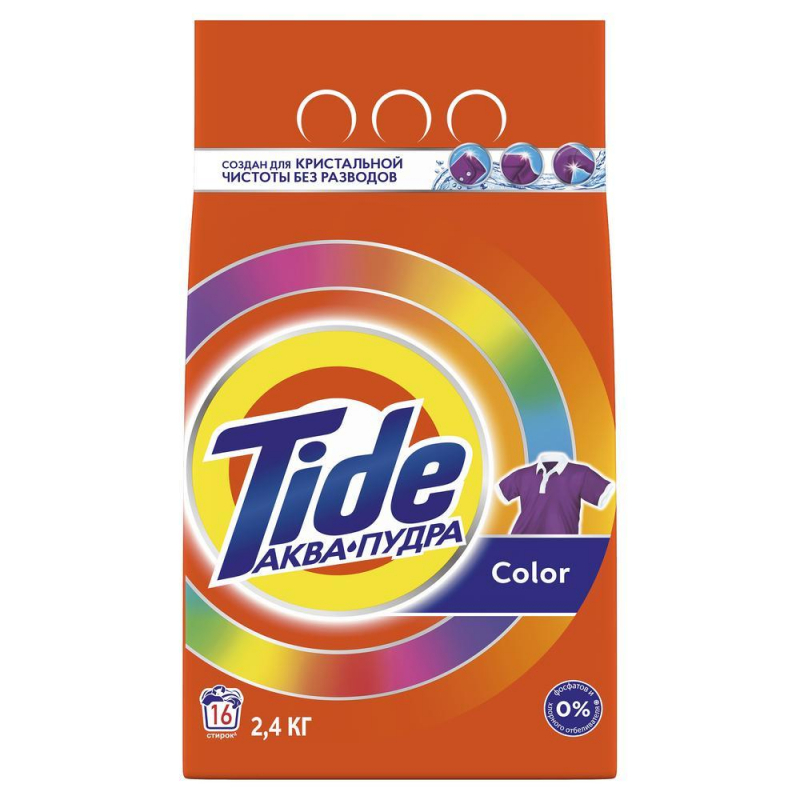 Порошок стиральный TIDE Color 2,4кг 1487512 0001230216