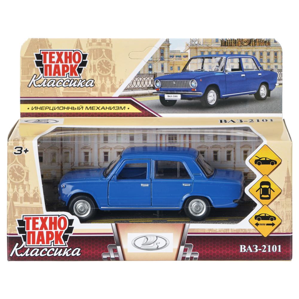 Машина металлическая Ваз-2101, 12 см, синий, Технопарк 2101-12-BU (72)