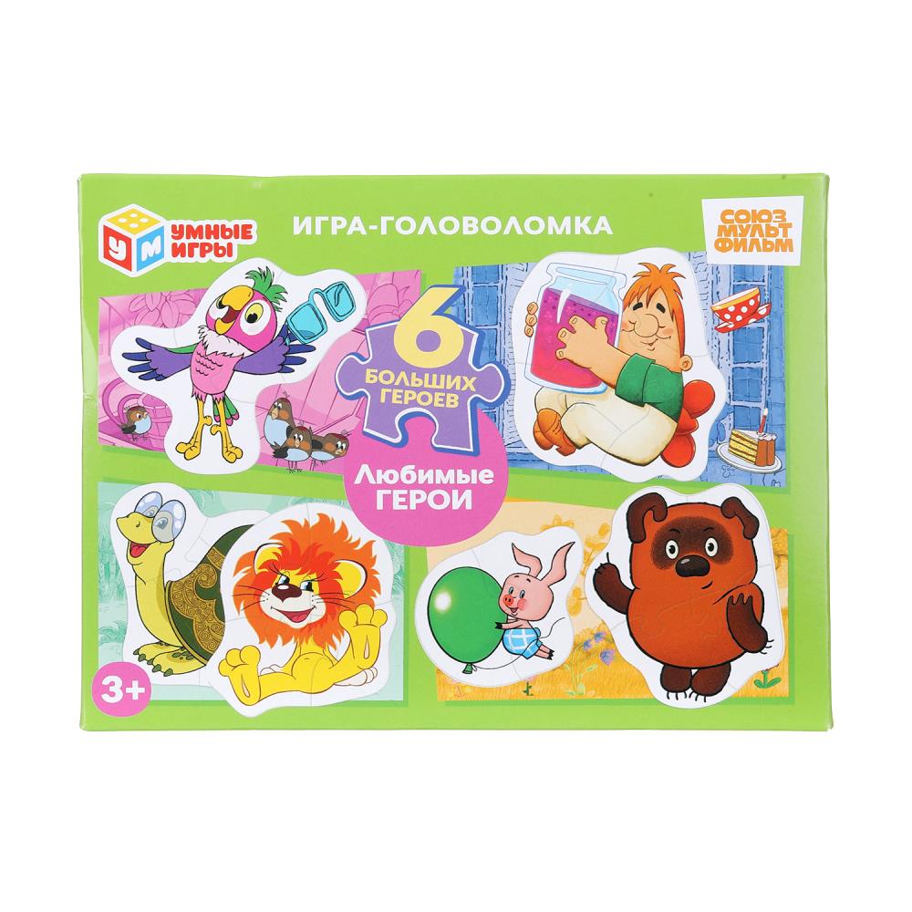 Игра с фигурными деталями "Любимые герои "Союзмультфильм". УМка 4630395043694
