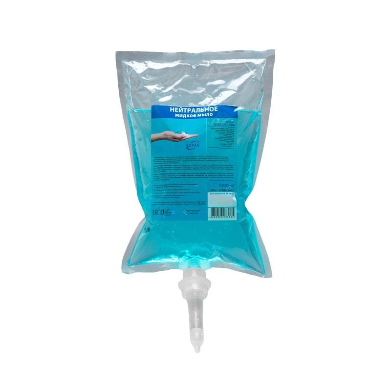Картридж с жидким мылом KEMAN нейтральное синее S1 1000мл 100024-1000 1560348