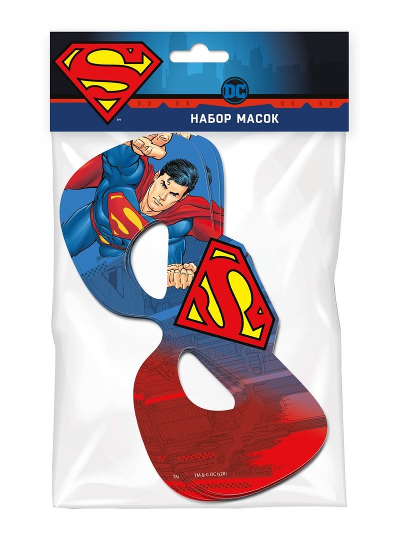 Набор масок Супермен, 6 шт. ND Play 288329