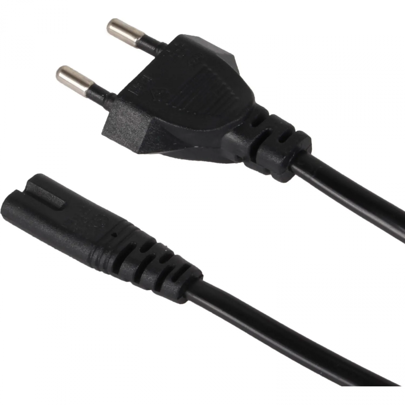 Кабель д/аудио-видео IEC-320-C7, 2-pin 1,8m,черный, iOpen ACE023-1.8M 2390351