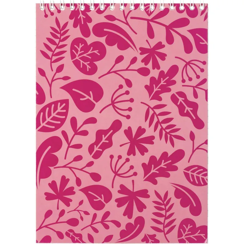 Блокнот А5 40л Attache Magenta клетка, 65г, бел.100% картон,греб,ВД-лак 1919311