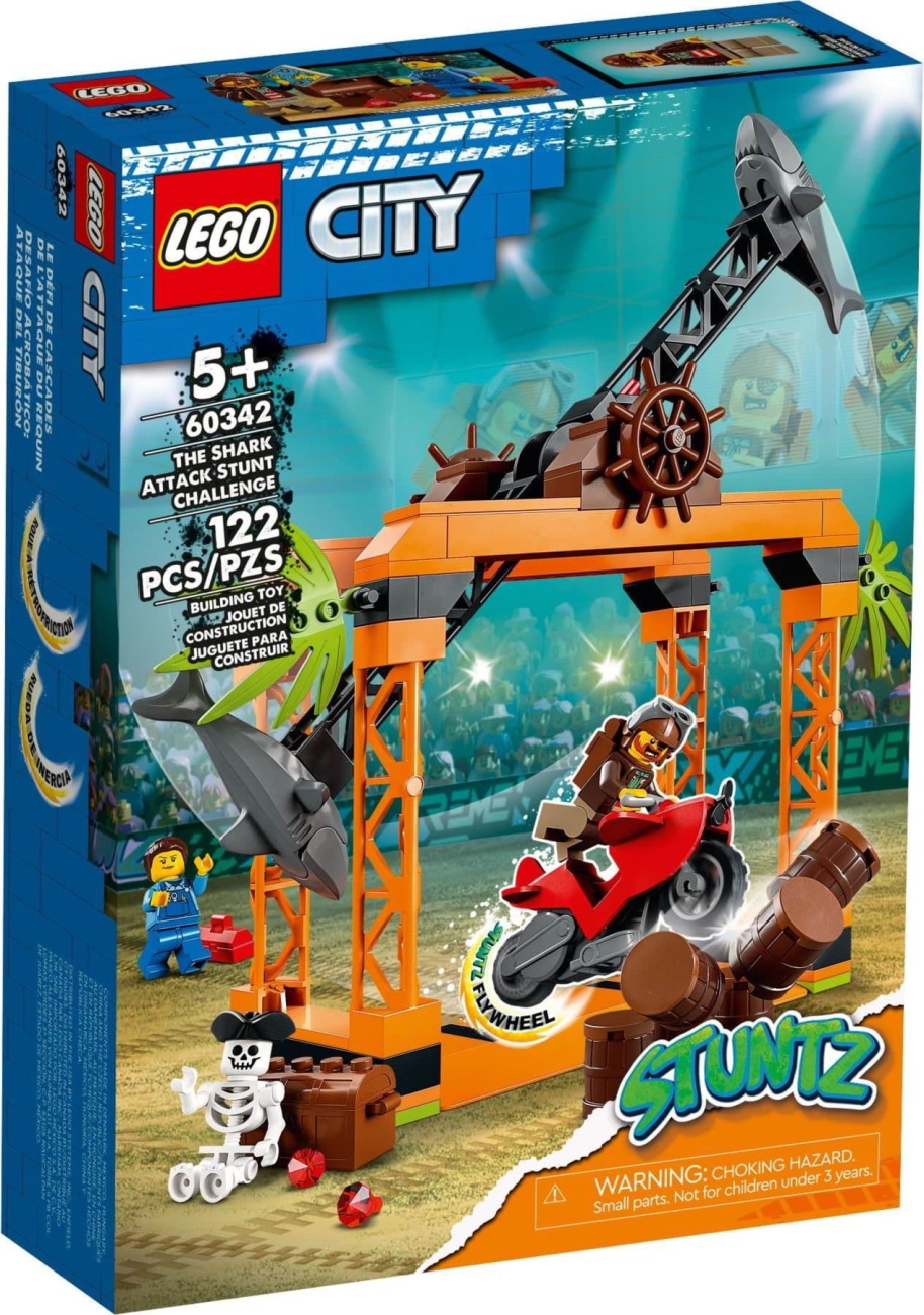 Конструктор LEGO CITY Труковое испытание "Нападение акулы" 60342-L