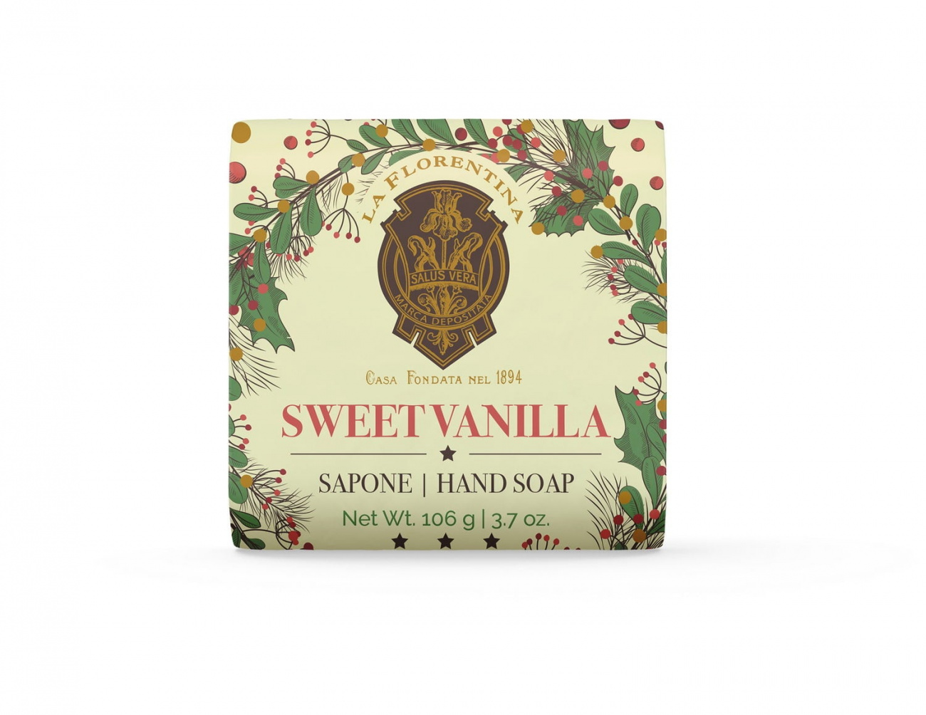 La Florentina Серия 106 Мыло Sweet Vanilla / Сладкая Ваниль 106 г 8003085718282