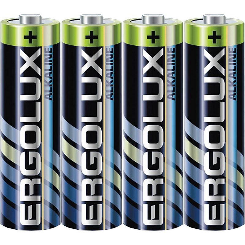 Батарейка Ergolux Alkaline SR4 LR6  (LR6 SR4, 1.5В) 4шт/уп 1756377 14282