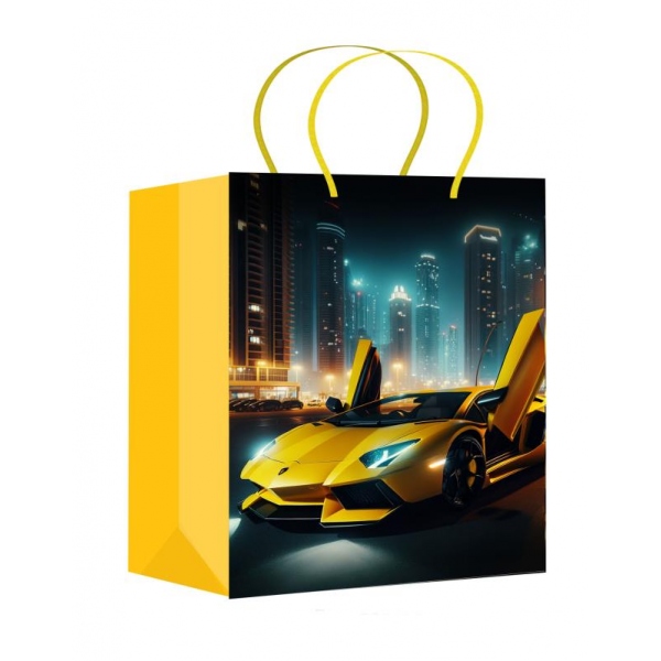 Пакет подарочный матовый, размер Xl, 33х45х15 см.матовый, "Авто ламб" Чудо праздник PXL-122071-LMB