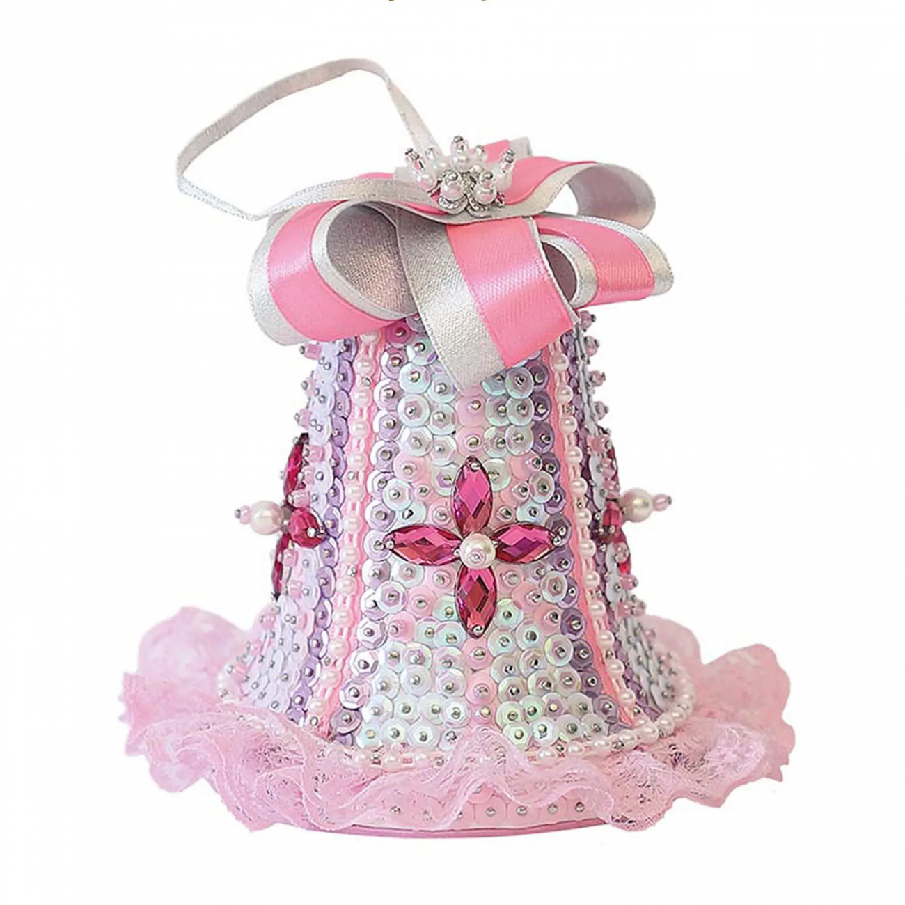 Волшебная мастерская Набор Колокольчик новогодний розовый ШП-27