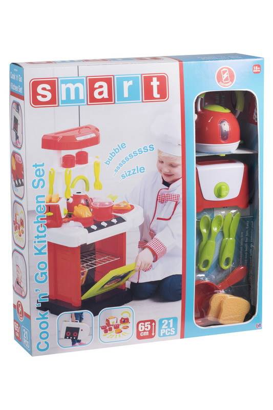 Кухня портативная электронная Smart с чайником и тостером, 19 аксессуаров Halsall Toys International (HTI) 1684468.00